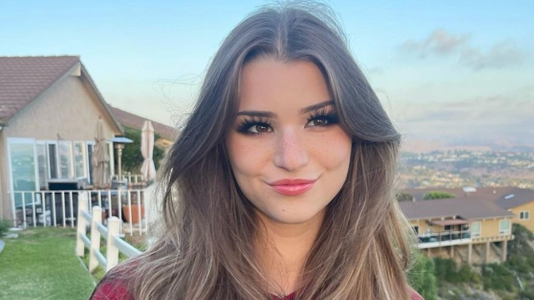 Brooke Monk with makeup