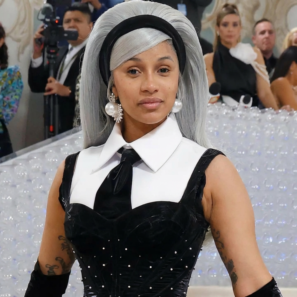 Cardi B no makeup