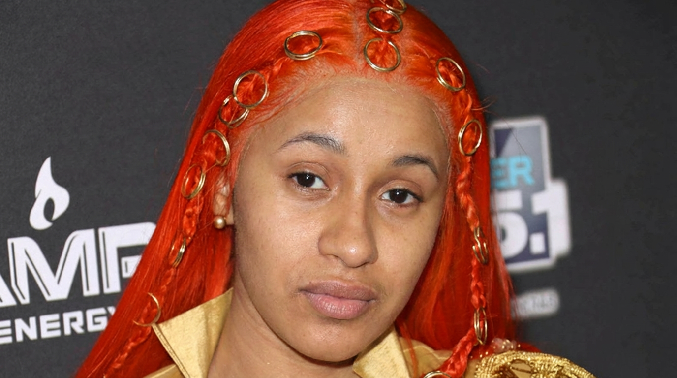 Cardi B no makeup