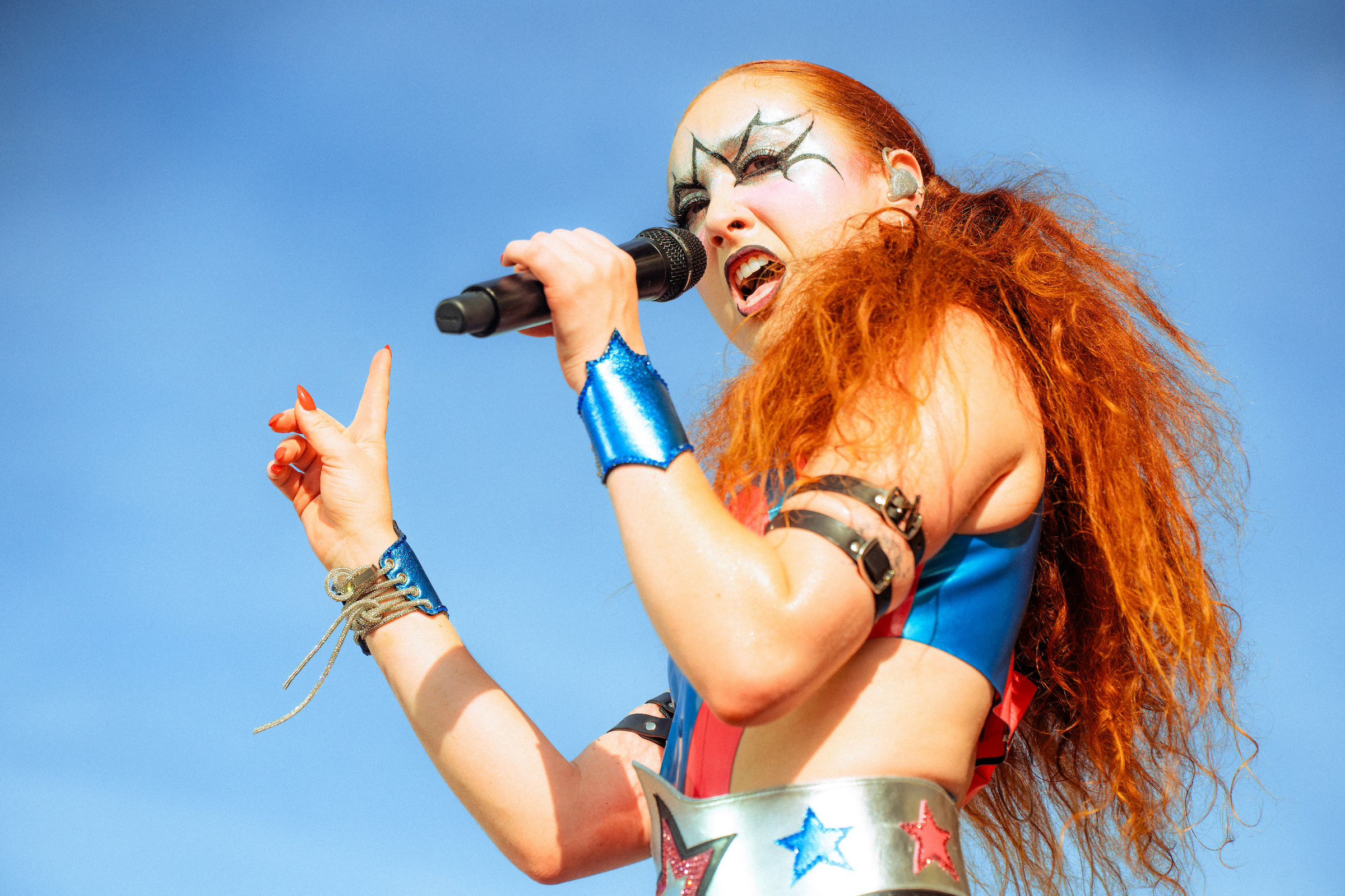 Chappell Roan with makeup