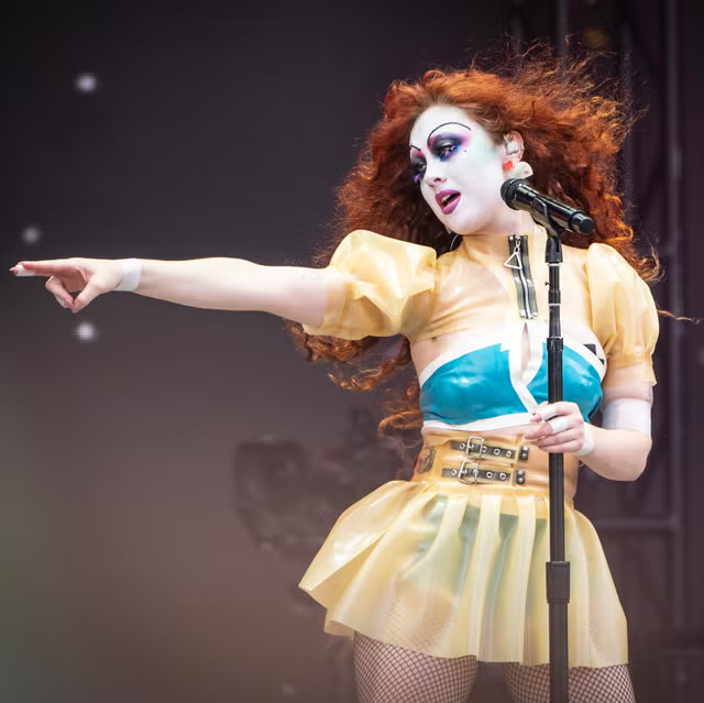 Chappell Roan with makeup