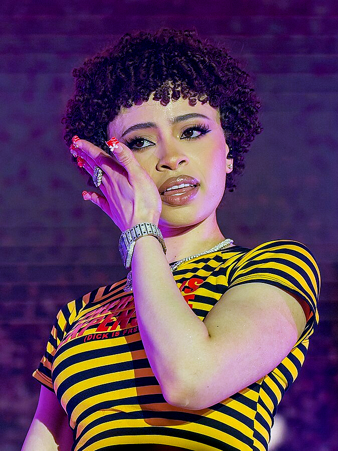 Ice Spice with makeup