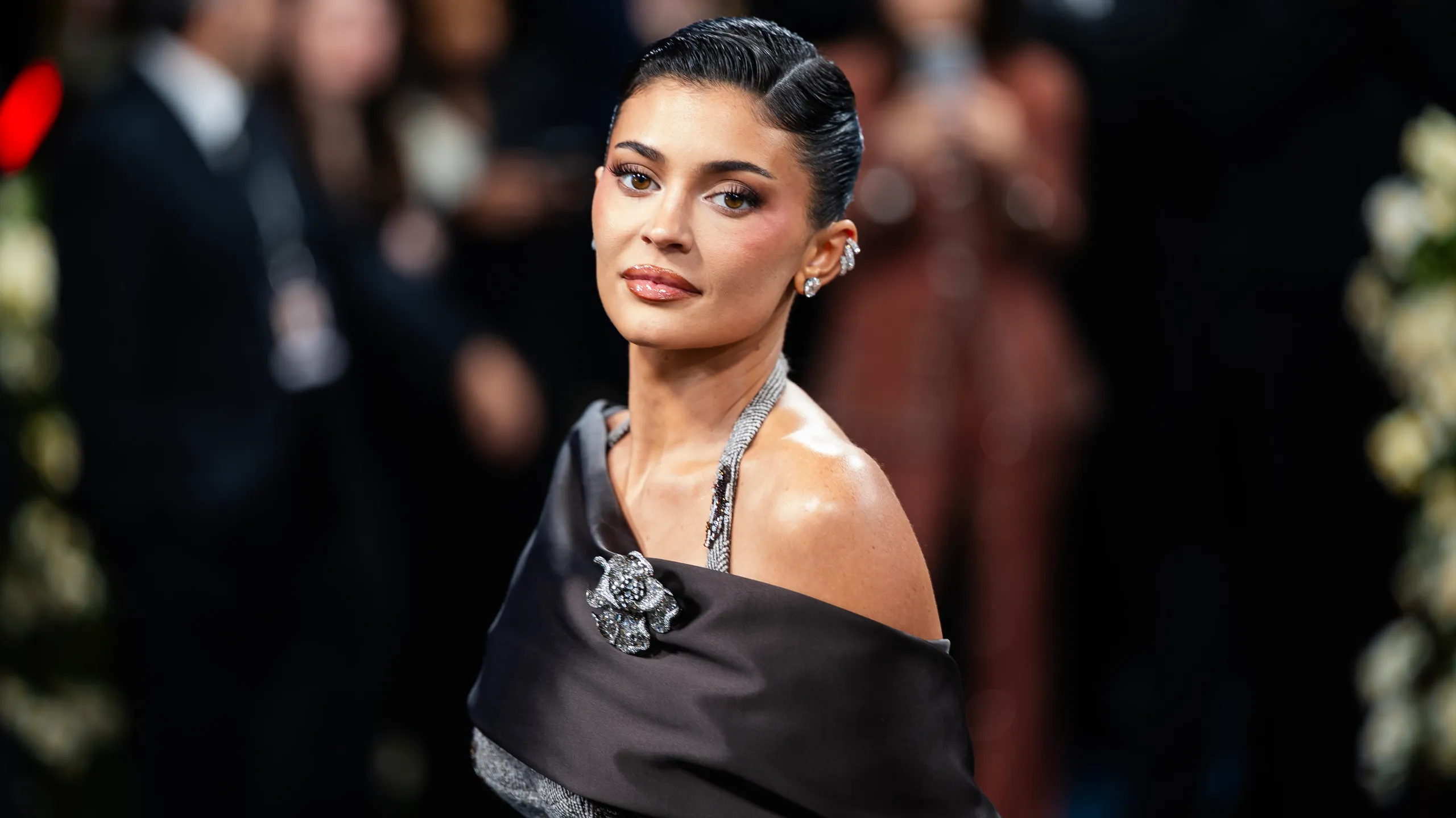 Kylie Jenner with makeup