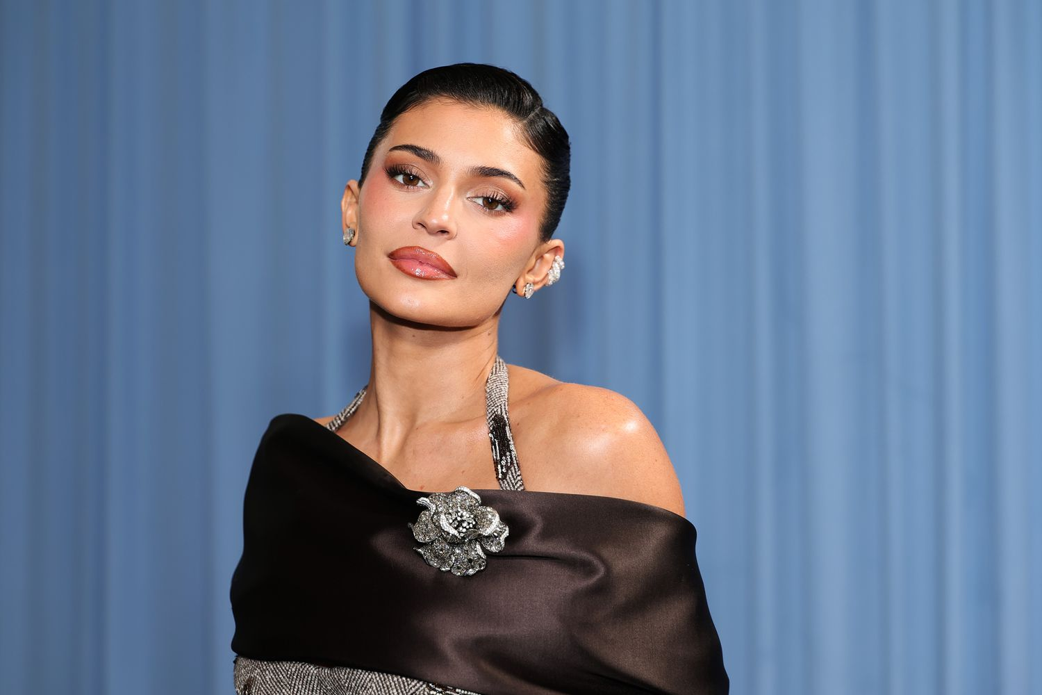 Kylie Jenner with makeup