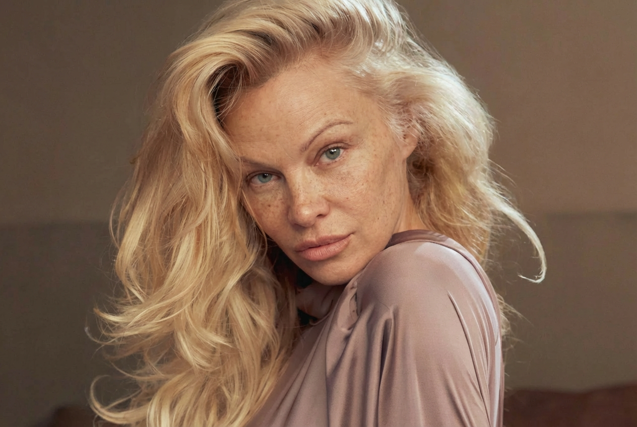 Pamela Anderson no makeup