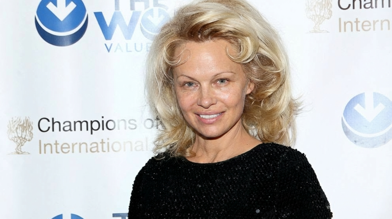 Pamela Anderson no makeup