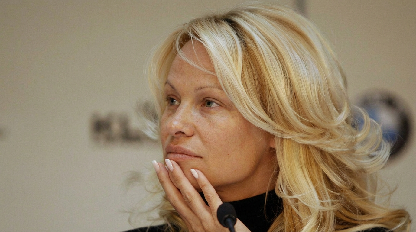 Pamela Anderson no makeup