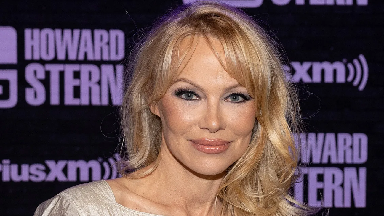Pamela Anderson with makeup