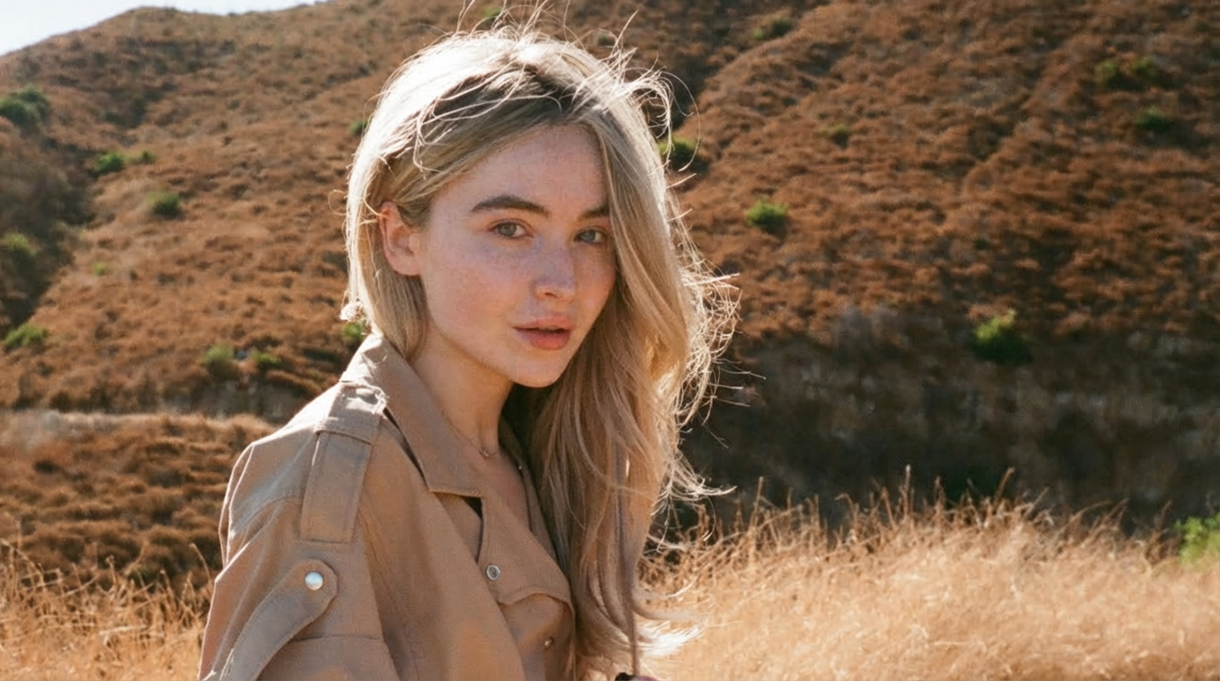 Sabrina Carpenter no makeup