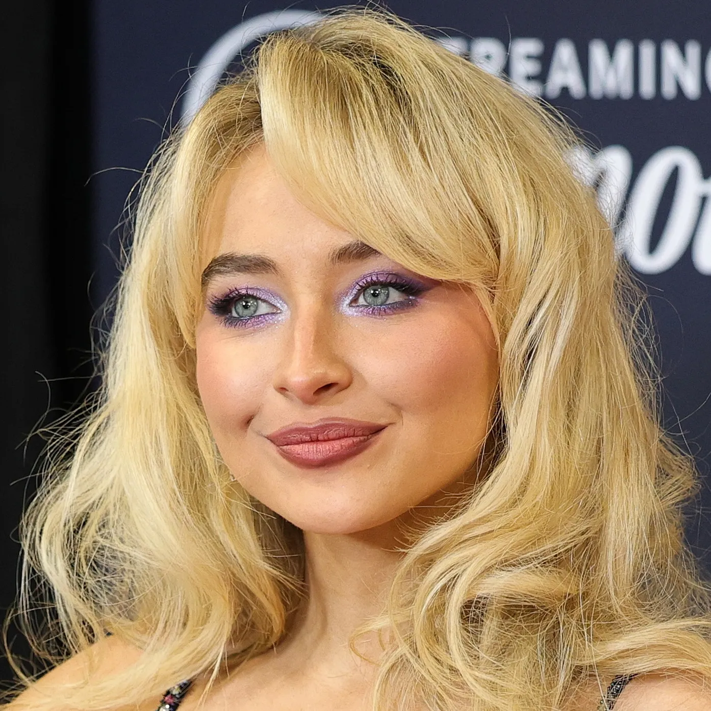 Sabrina Carpenter with makeup